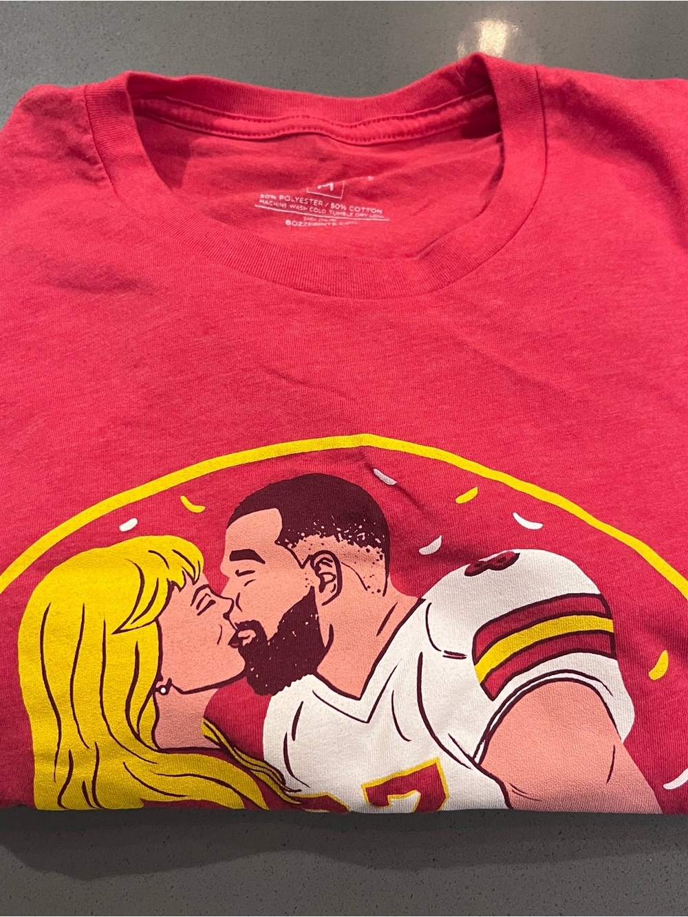 Taylor Swift Travis Kelce Kansas City In Our Dynasty Era T-Shirt Size M